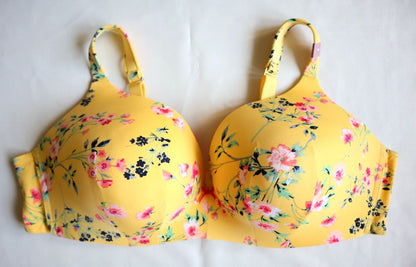 Cacique Lane Bryant Women's Printed Simply Wire Free Plunge Bra